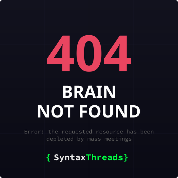 404 Brain Not Found